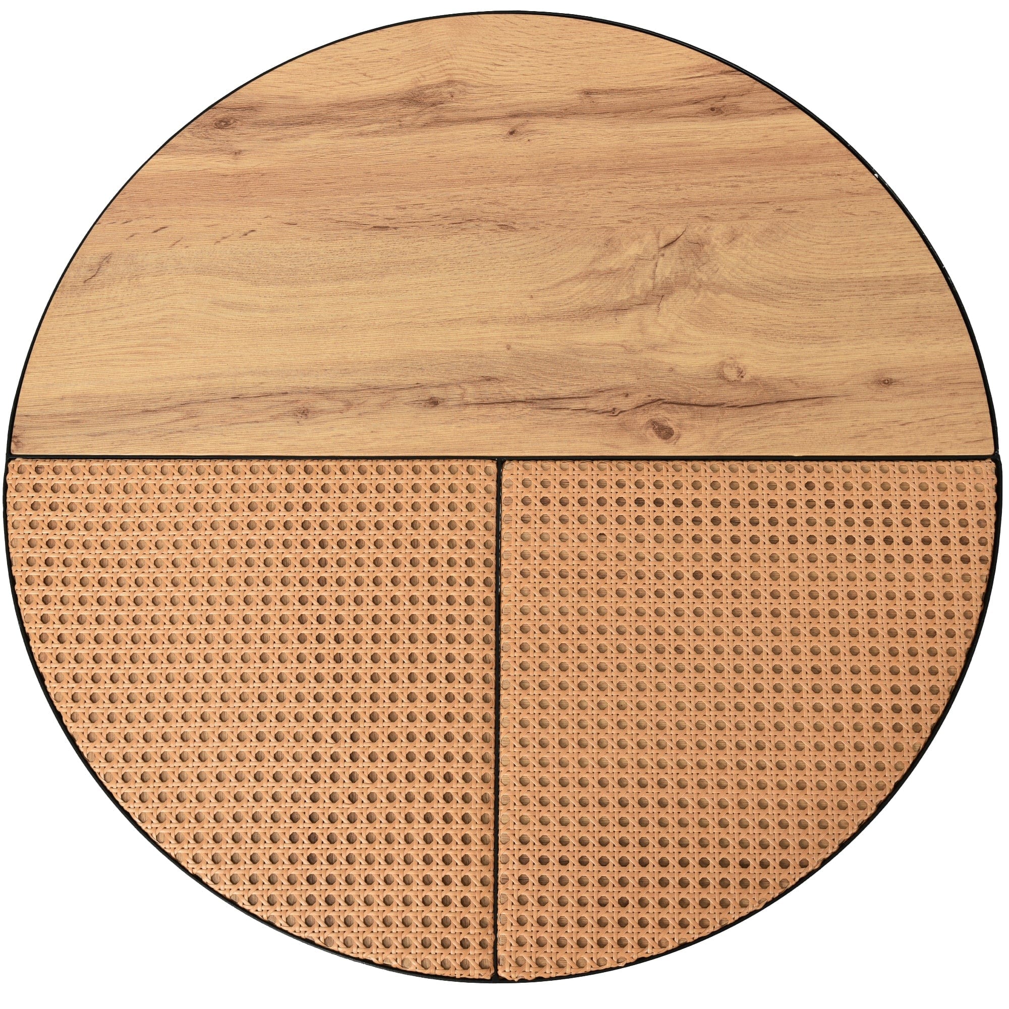 Table basse bois et metal