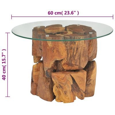 Table basse bois flottant