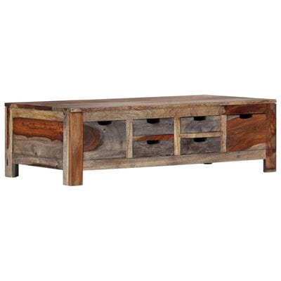 Table basse bois gris