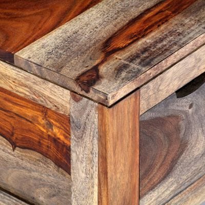 Table basse bois gris