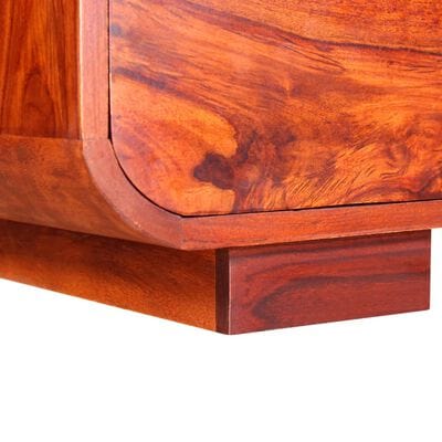 Table basse bois rouge