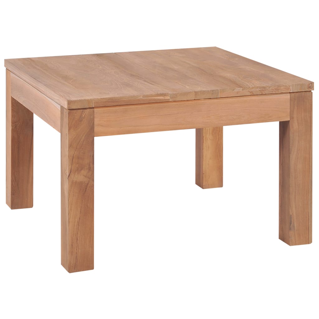 Table basse carrée bois