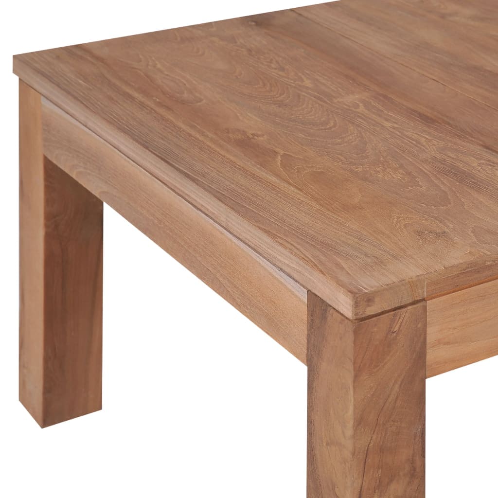 Table basse carrée bois