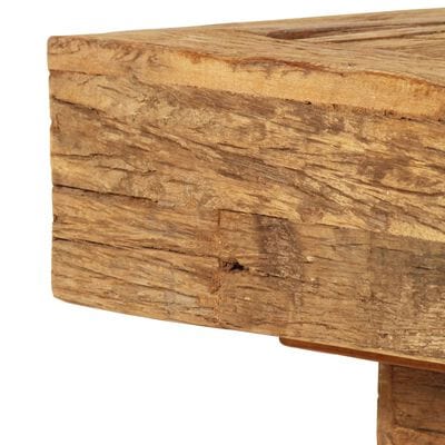 Table basse carrée bois massif