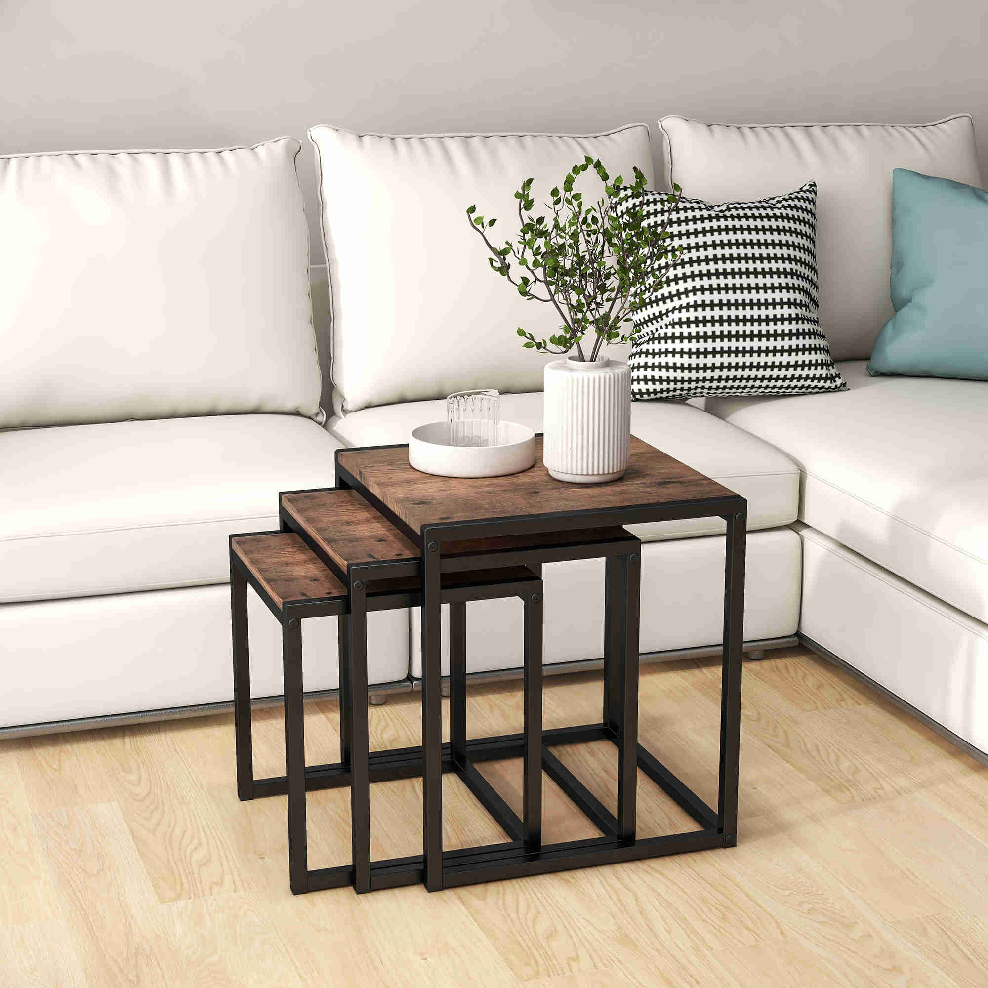 Table basse carrée gigogne