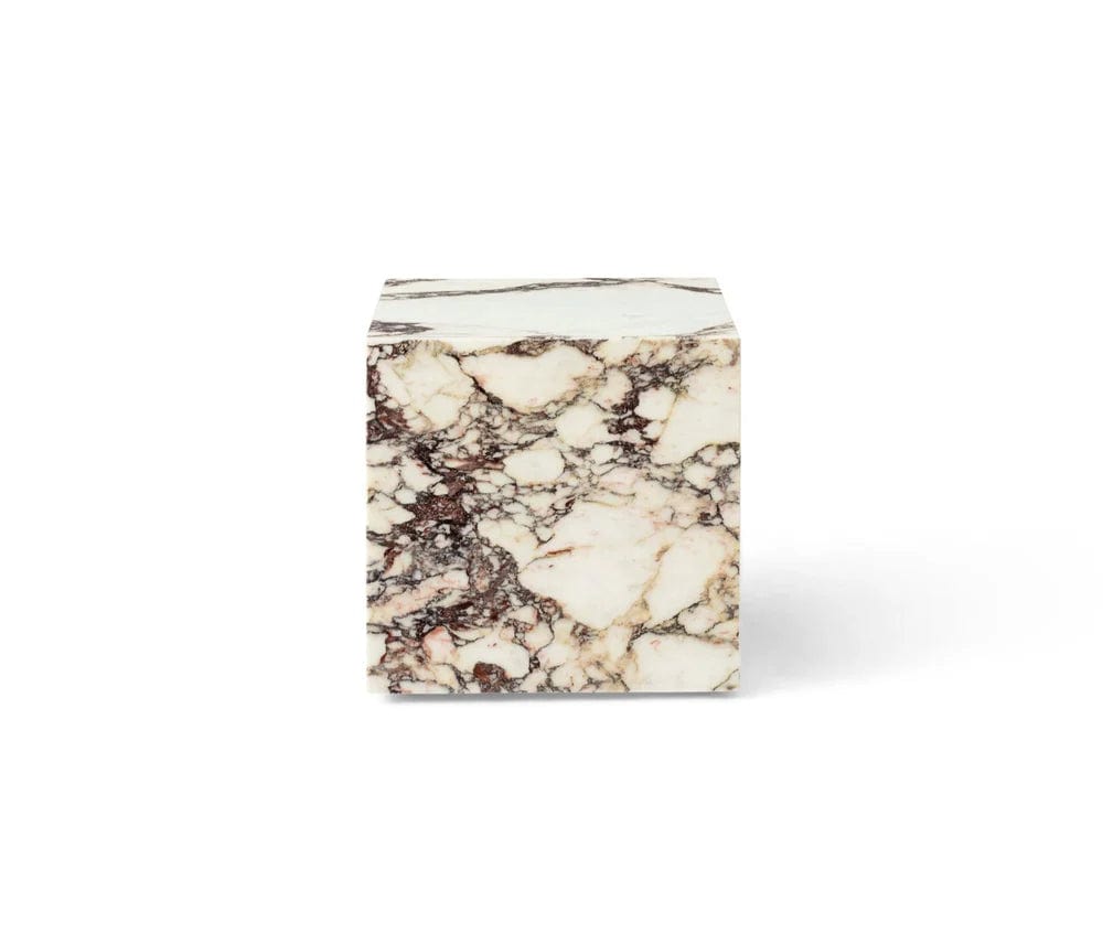 Table basse cube marbre