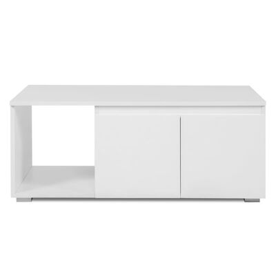 Table basse de salon blanche