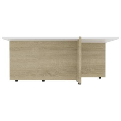 Table basse design blanc de salon