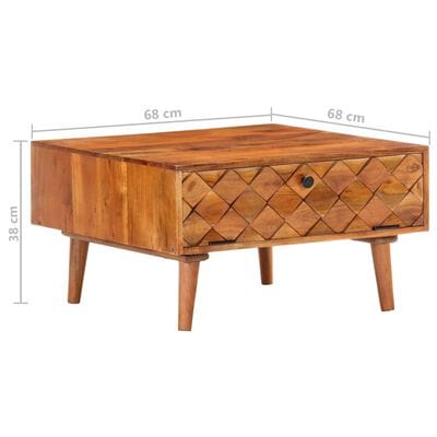 Table basse en d'acacia