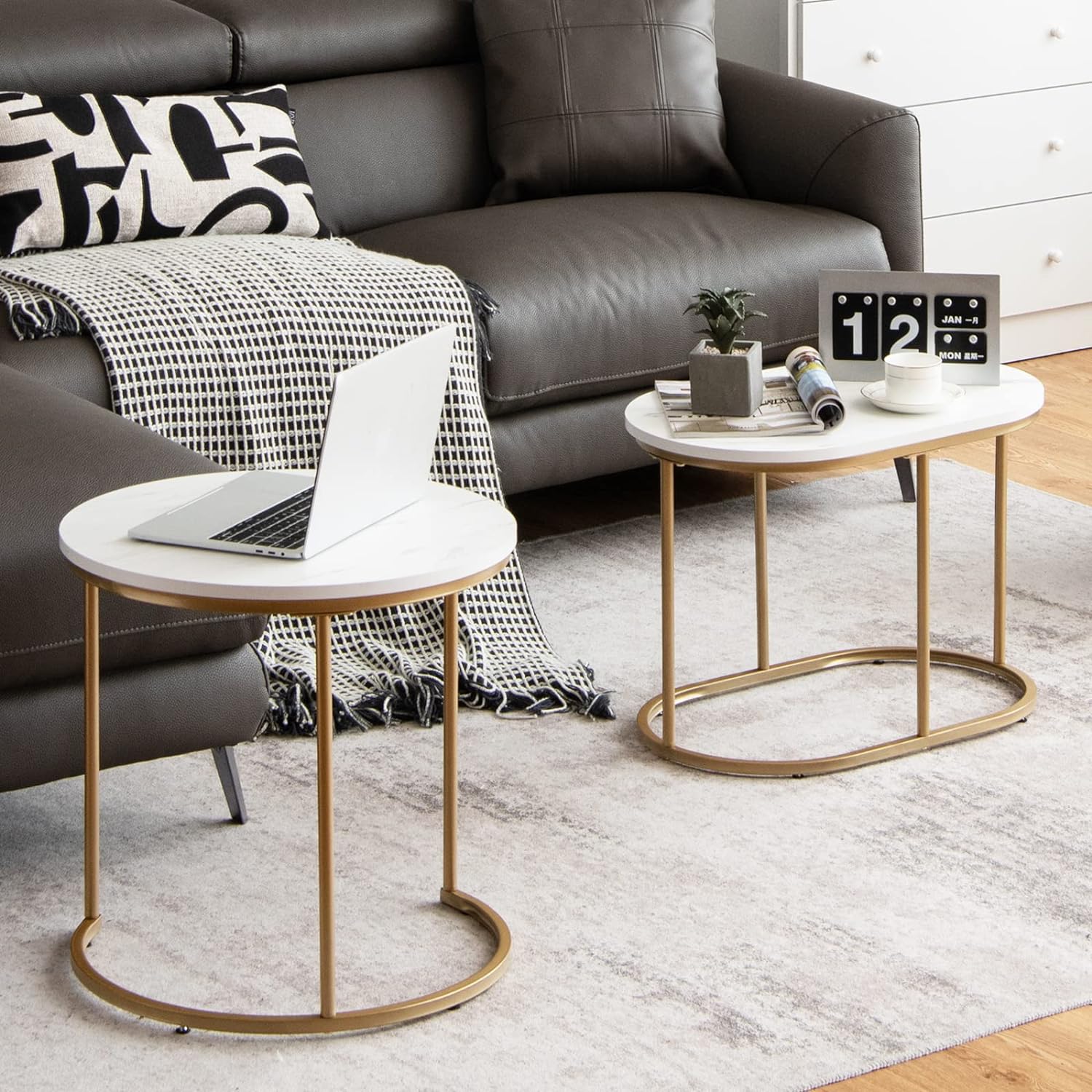 Table basse en marbre