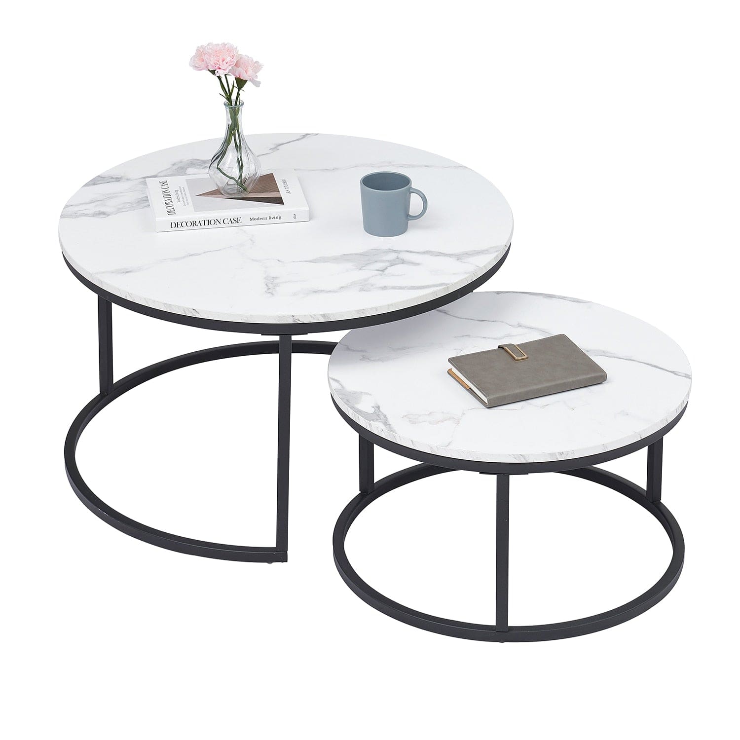 Table basse gigogne marbre