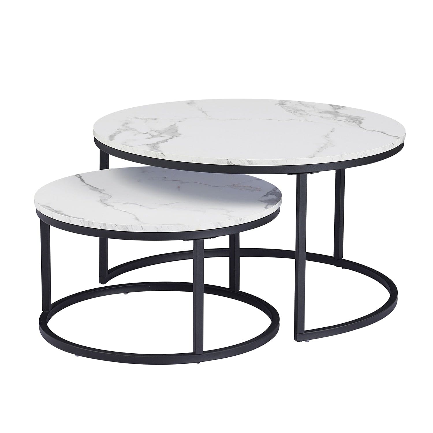 Table basse gigogne marbre