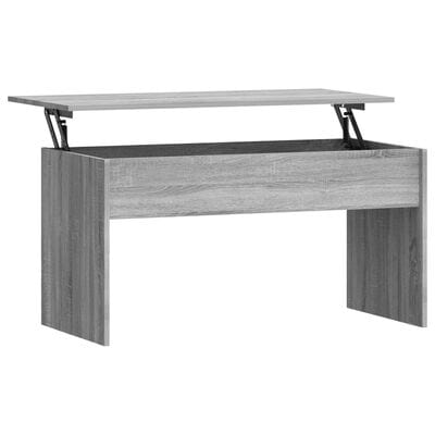 Table basse gris relevable