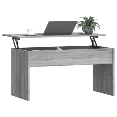 Table basse gris relevable