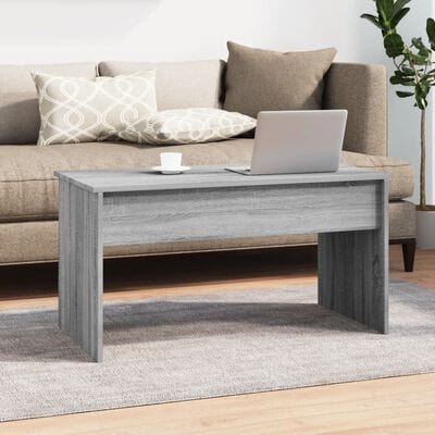 Table basse gris relevable