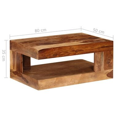 Table basse massif