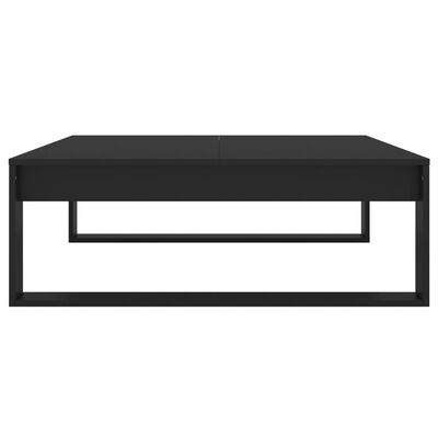 Table basse noir et bois