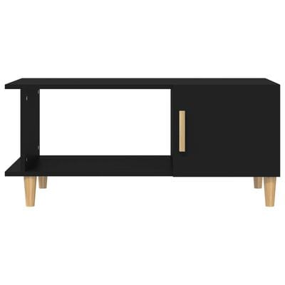 Table basse noir rangement