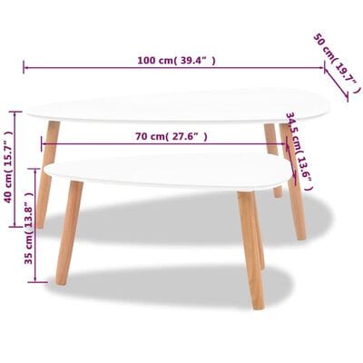Table basse pin massif