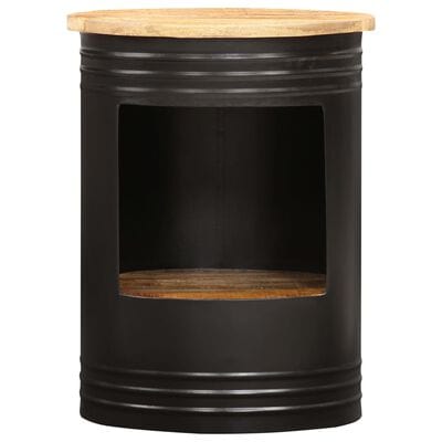 Table basse ronde bois avec rangement