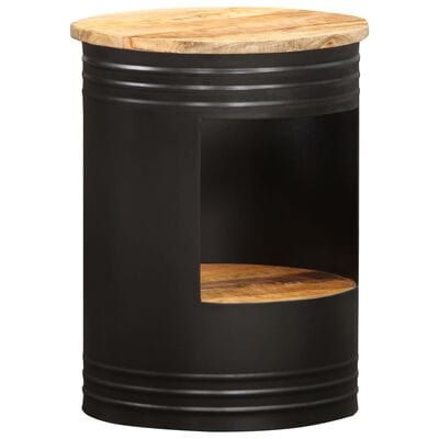 Table basse ronde bois avec rangement