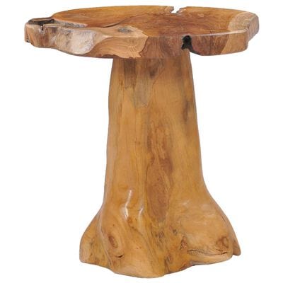 Table basse ronde bois brut