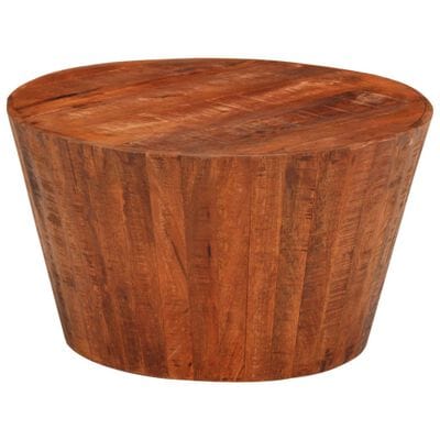 Table basse ronde bois massif