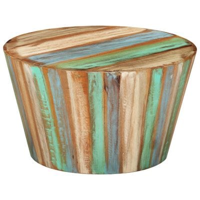 Table basse ronde en bois massif