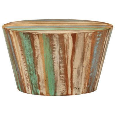 Table basse ronde en bois massif