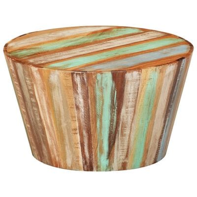 Table basse ronde en bois massif