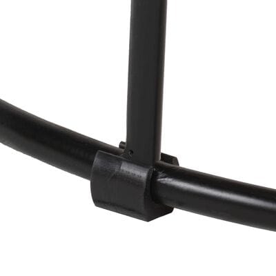 Table basse ronde noir metal