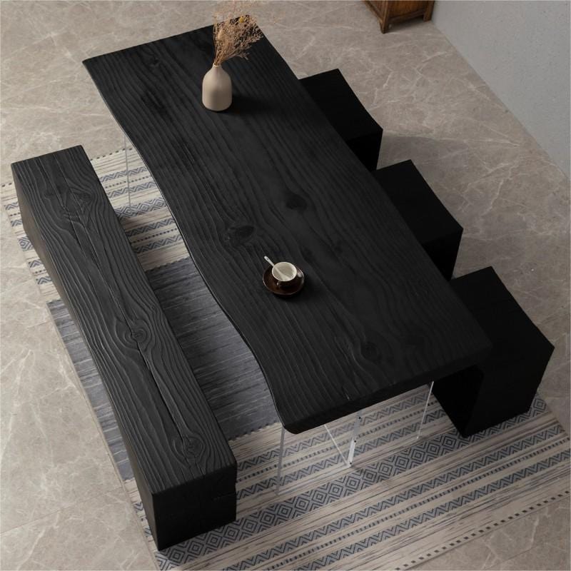 Table bois et noir