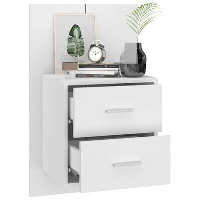Table chevet bois blanc
