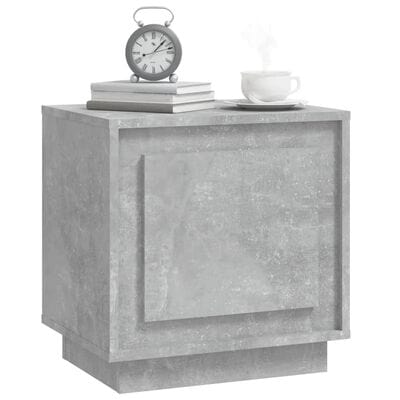 Table chevet gris