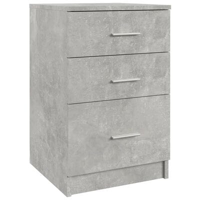 Table chevet gris