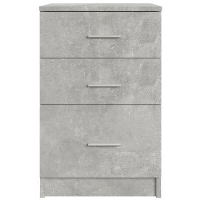 Table chevet gris