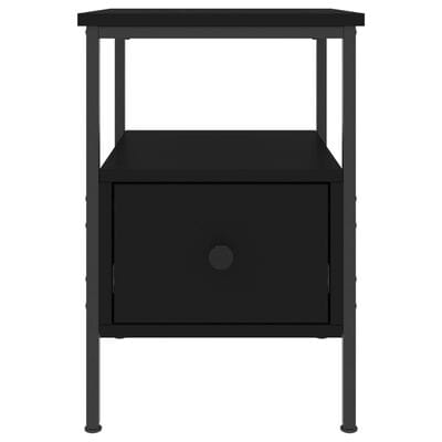 Table chevet noir