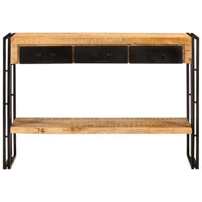Table console en bois