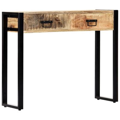 Table console en bois massif