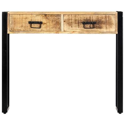 Table console en bois massif