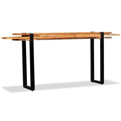 Table console en bois massif