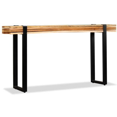 Table console en bois massif