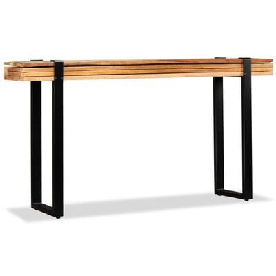 Table console en bois massif