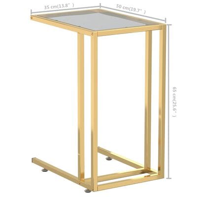 Table d'appoint en verre