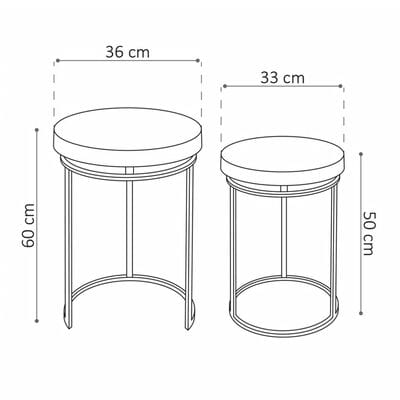 Table d'appoint haute