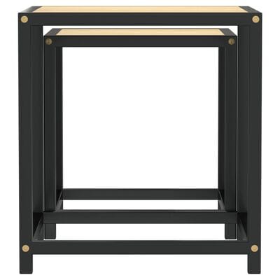 Table d appoint metal noir