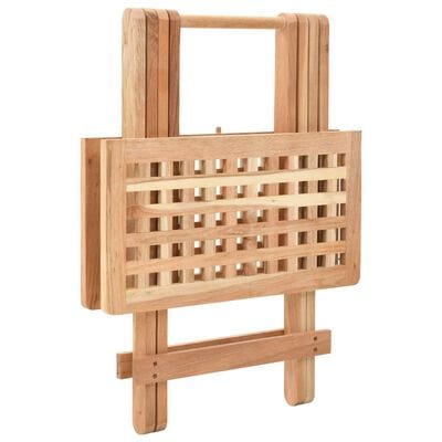 Table d'appoint pliante en bois