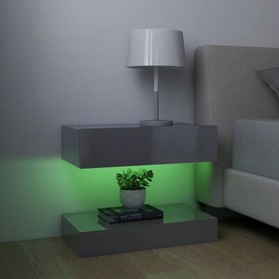 Table de chevet avec led