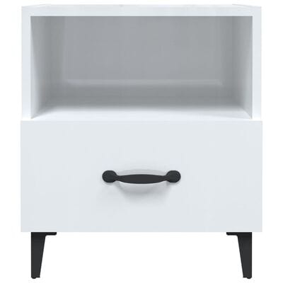 Table de chevet blanc élégant