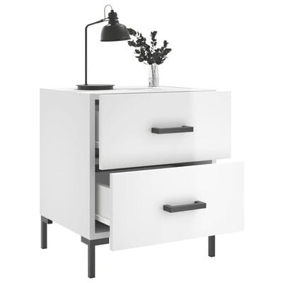 Table de chevet blanc moderne